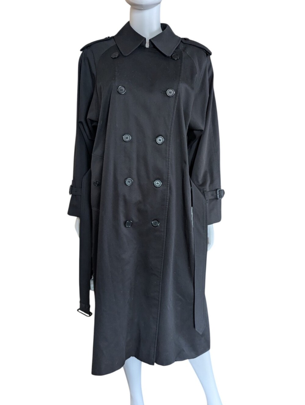 Burberry Classic Check Lined Jacket in Black & Beige, Black and Red Lining - Picture 9 of 15
